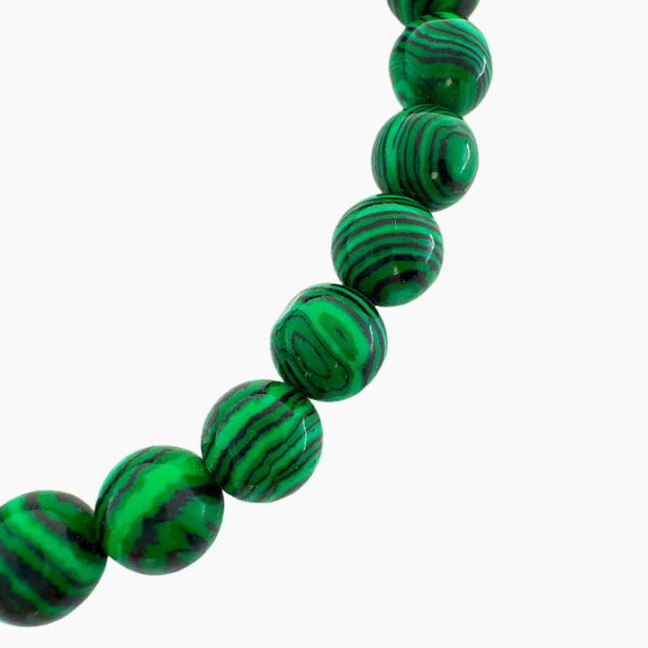Growth, Optimism, Resilience – Green Malachite Bracelet