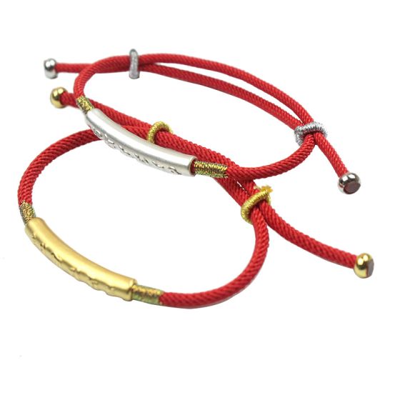 Tibetan Buddhist Red String Lucky Charm Bracelet