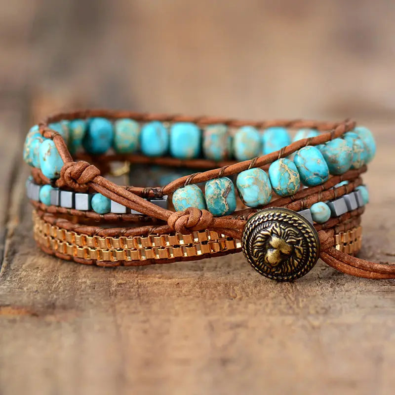 Serene Dream – Turquoise Howlite Bracelet