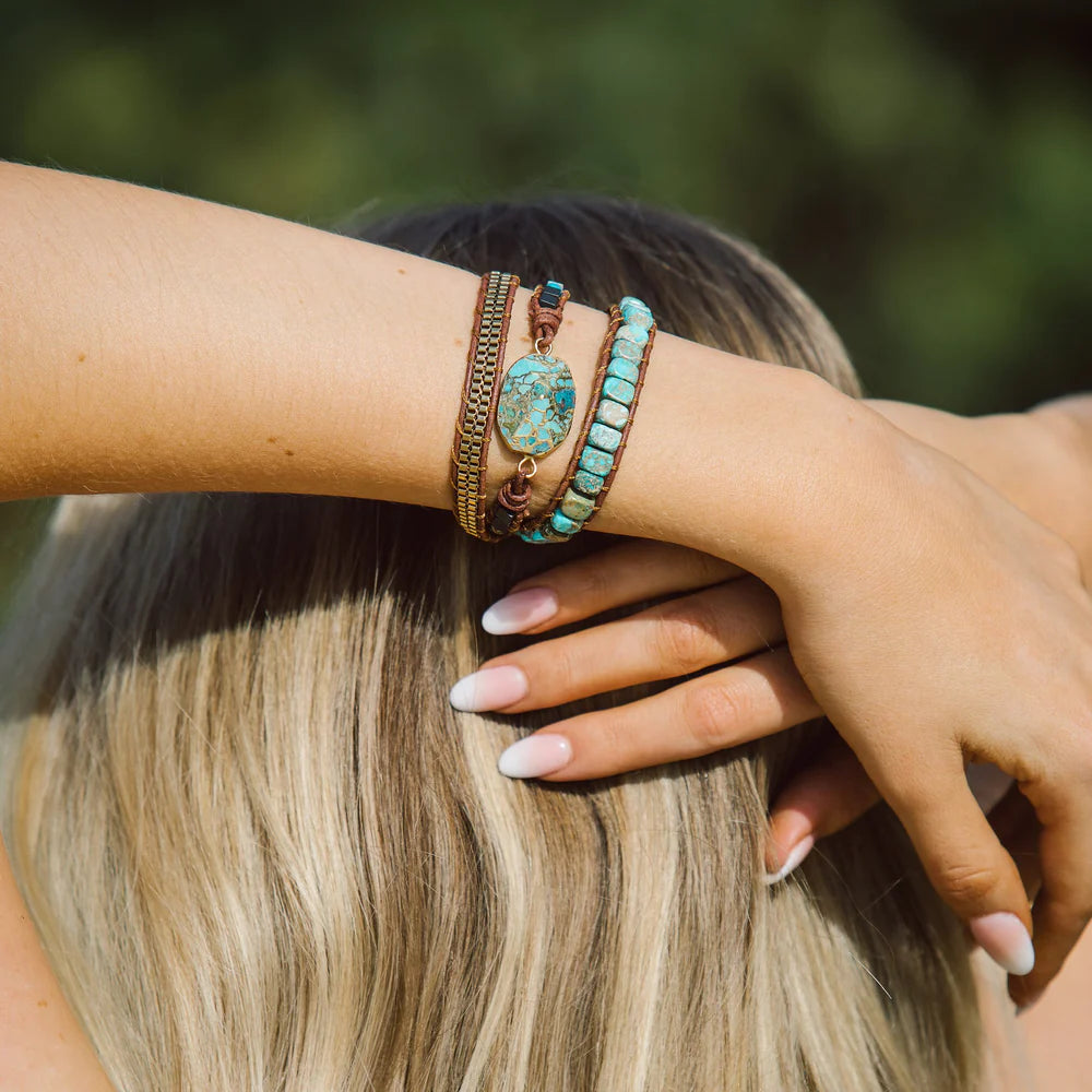 Serene Dream – Turquoise Howlite Bracelet