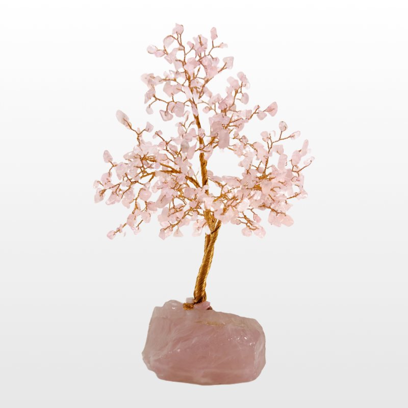 Unconditional Love – Rose Quartz Crystal Tree of Life